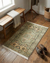 Ottoman Elegance Collection Area Rug - Sultan Rectangle Light Green  lifestyle 20
