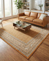Soho Elegance Collection Area Rug -  Mercer (Orange) Rectangle Orange  lifestyle 19