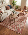 Urban Oasis Rugs Collection Area Rug -  Boulevard (Rust Red) Rectangle Rust Red  lifestyle 5