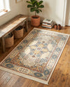 Persian Elegance Collection Area Rug -  Kashan Rectangle Ivory  lifestyle 10