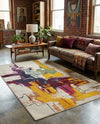 Marrakesh Elegance Collection Area Rug -  Riad Rectangle Beige  lifestyle 5