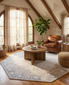 Heritage Elegance Collection Area Rug -  Nijo Octagon Beige  lifestyle 30