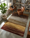 Bistro Lounge Collection Area Rug -  Cortado Rectangle Beige  lifestyle 11