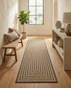 Sahara Sands Collection Area Rug -  Abydos Runner Natural and Brown  lifestyle 34