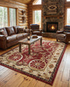 Frontier Trails Collection Area Rug -  Onyx Rectangle Red  lifestyle 15