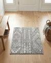 Cascade Range Collection Area Rug - Hood (Gray) Rectangle Gray  lifestyle 14
