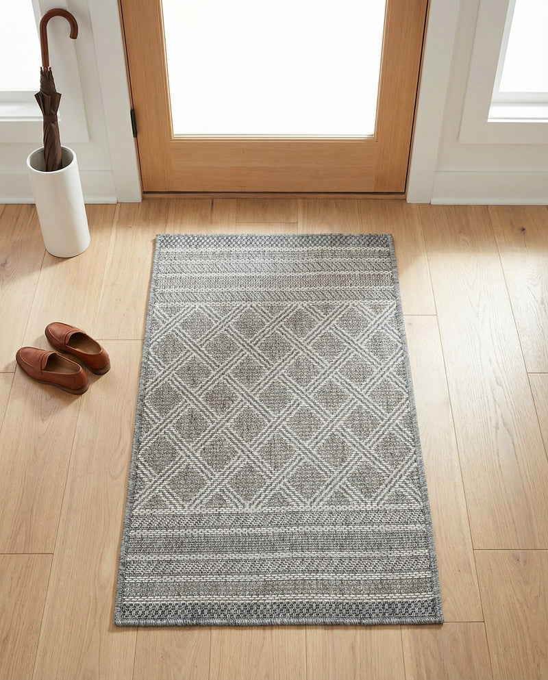 Savannah Pergola Collection Area Rug - Savannah Rectangle Gray  lifestyle 19