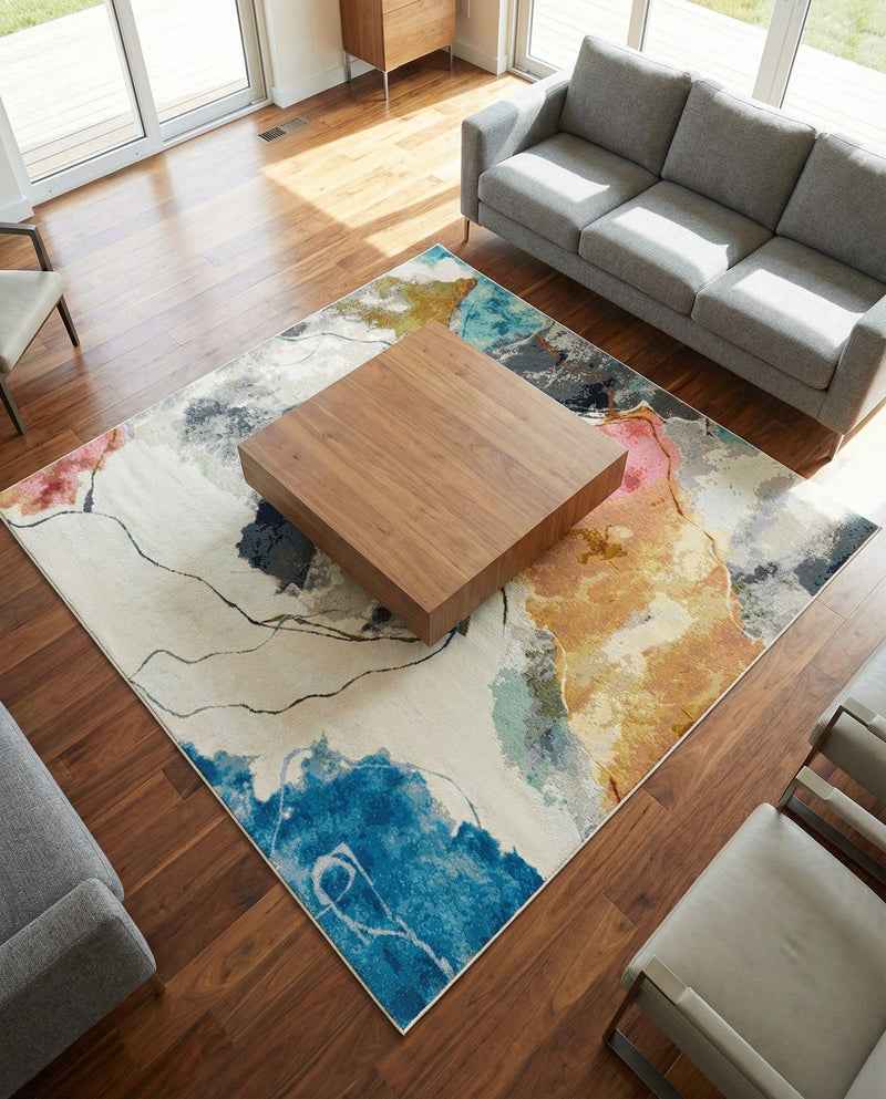 Urban Terrace Collection Area Rug -  Arbor Square Multi  lifestyle 76