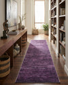 Sahara Essence Collection Area Rug - Oasis (Purple) Runner Purple  lifestyle 73