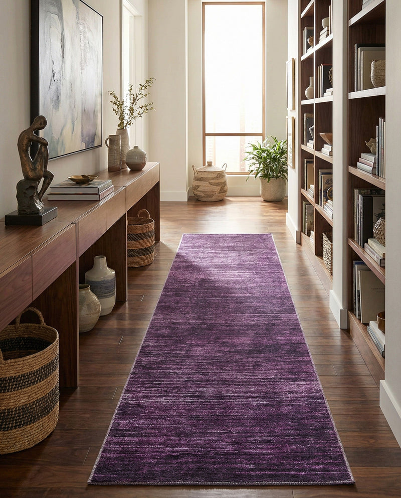 Sahara Essence Collection Area Rug - Oasis (Purple) Runner Purple  lifestyle 73