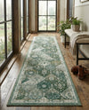 Brighton Terrace Collection Area Rug -  Rottingdean (Green) Runner Green  lifestyle 43
