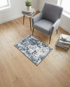 Luminara Sands Collection Area Rug - Elysium (Vintage Blue) Rectangle Vintage Blue  lifestyle 8
