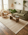 Marina Collection Area Rug - Marina Rectangle Ivory and White  lifestyle 62