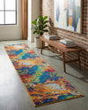 Caribbean Cove Collection Area Rug -  Bequia Runner Multi  lifestyle 29