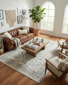 Adriana Terrace Collection Area Rug - Capri (Ivory) Rectangle Ivory  lifestyle 28
