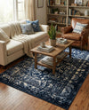 Horizon Collection Area Rug -  Zenith Rectangle Blue  lifestyle 13