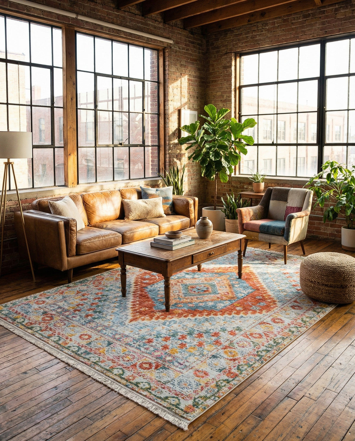 Arcadia Rugs Collection Area Rug -  Xanadu Rectangle Salmon  lifestyle 11