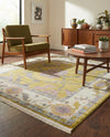 Arcadia Rugs Collection Area Rug - Eden (Green) Square Green  lifestyle 73