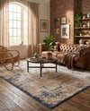 Coastal Manor Collection Area Rug -  Tidewater Rectangle Cream  lifestyle 13