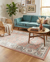Adriana Terrace Collection Area Rug -  Positano (Rose) Rectangle Rose  lifestyle 9