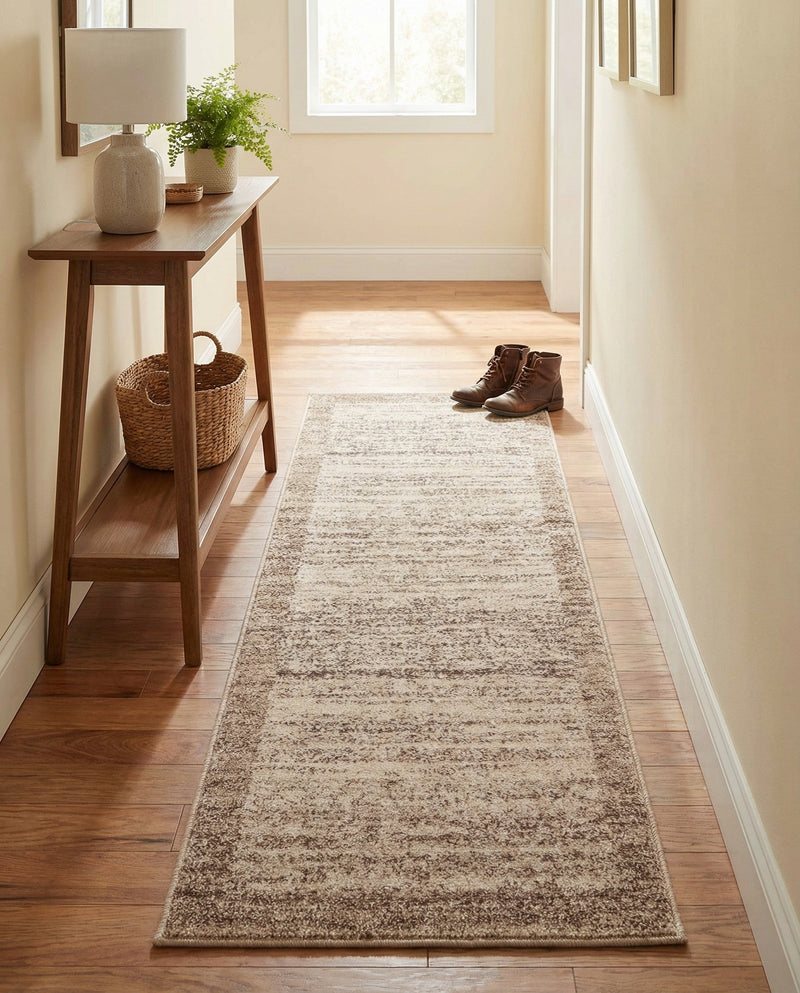 Studio Haven Collection Area Rug -  Conservatory (Beige) Runner Beige  lifestyle 62