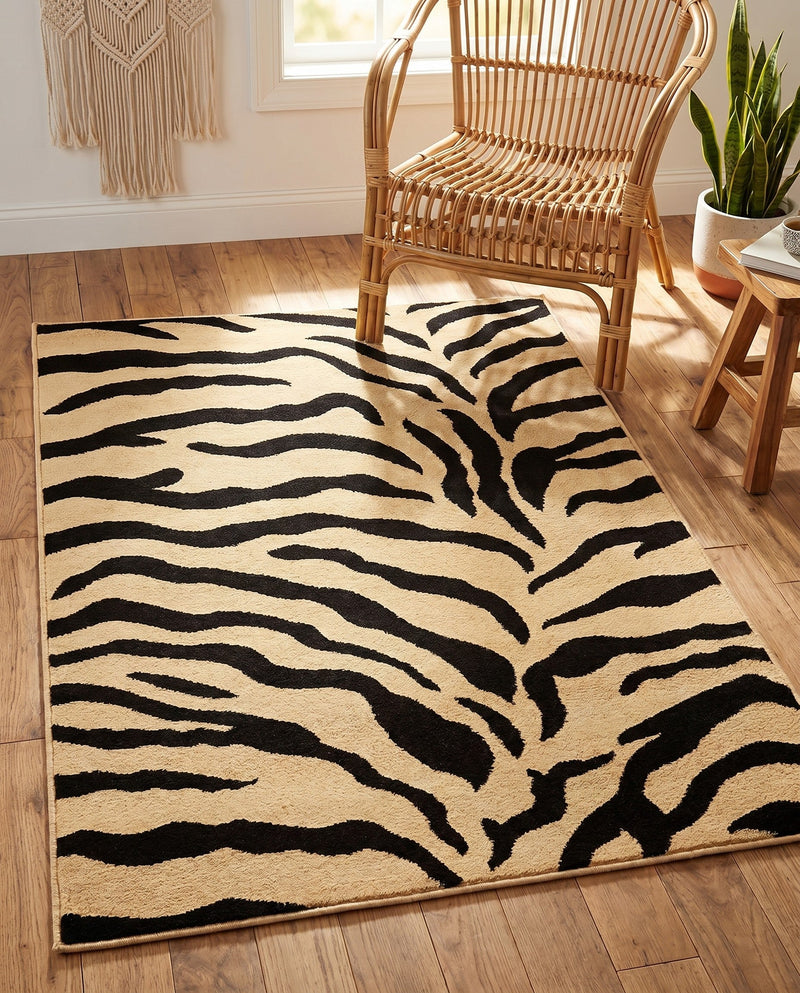 Savannah Sojourn Collection Area Rug -  Okavango Rectangle Ivory  lifestyle 4