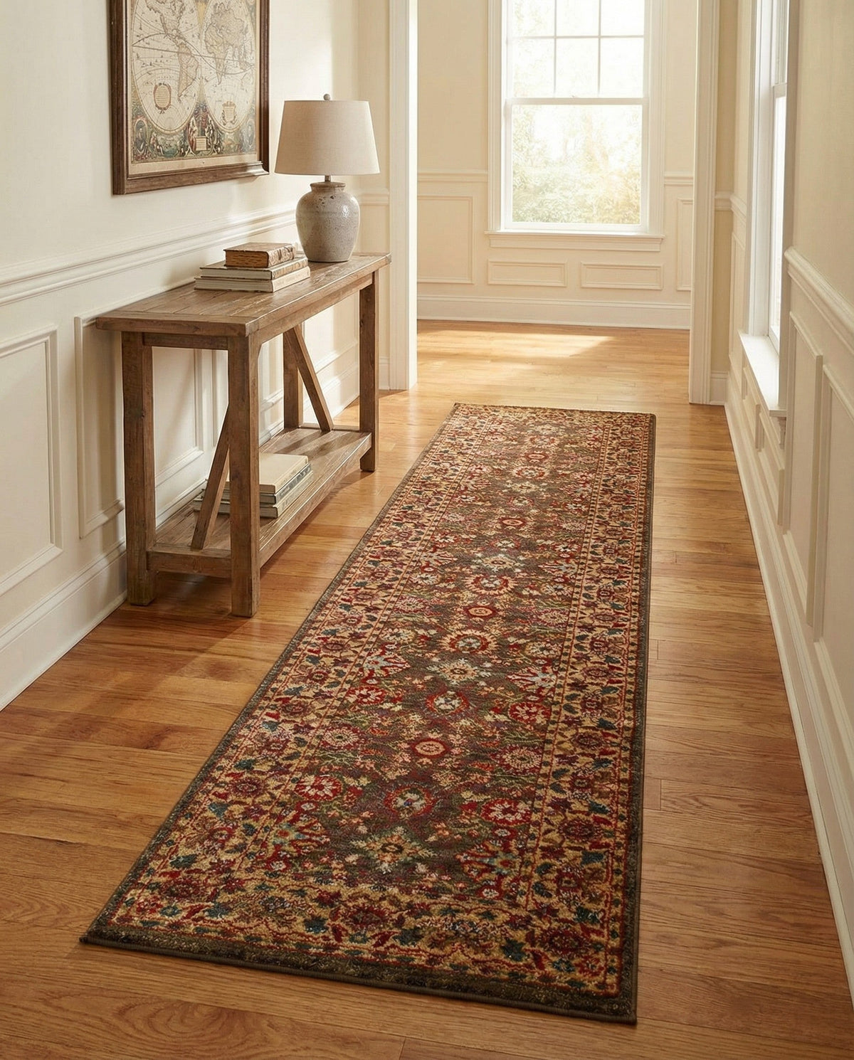 Chelsea Elegance Collection Area Rug -  Osterley Runner Light Brown  lifestyle 189