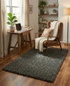Cozy Comfort Shag Collection Area Rug - Haven (Smoke Gray) Rectangle Smoke Gray  lifestyle 20