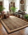 Savannah Sojourn Collection Area Rug -  Limpopo Rectangle Brown  lifestyle 26