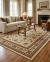 Jaipur Elegance Collection Area Rug -  Nahargarh (Cream) Rectangle Cream  lifestyle 17