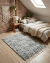 Cozy Cove Shag Collection Area Rug -  Harbor Rectangle Gray  lifestyle 56