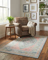 Savannah Series Collection Area Rug -  Augusta (Pink) Rectangle Pink  lifestyle 28