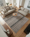Jewel Oasis Collection Area Rug - Sapphire (Gray) Square Gray  lifestyle 43