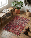 Sahara Essence Collection Area Rug - Oasis (Rust Red) Rectangle Rust Red  lifestyle 5