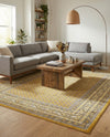 Soho Elegance Collection Area Rug -  Mercer (Yellow) Rectangle Yellow  lifestyle 25