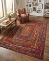 Caribbean Cove Collection Area Rug -  Martinique Rectangle Multi  lifestyle 12