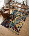 Autumnal Tapestry Collection Area Rug - Harvestville Rectangle Multi  lifestyle 8