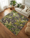 Seaside Blooms Collection Area Rug -  Lotus Square Green  lifestyle 40