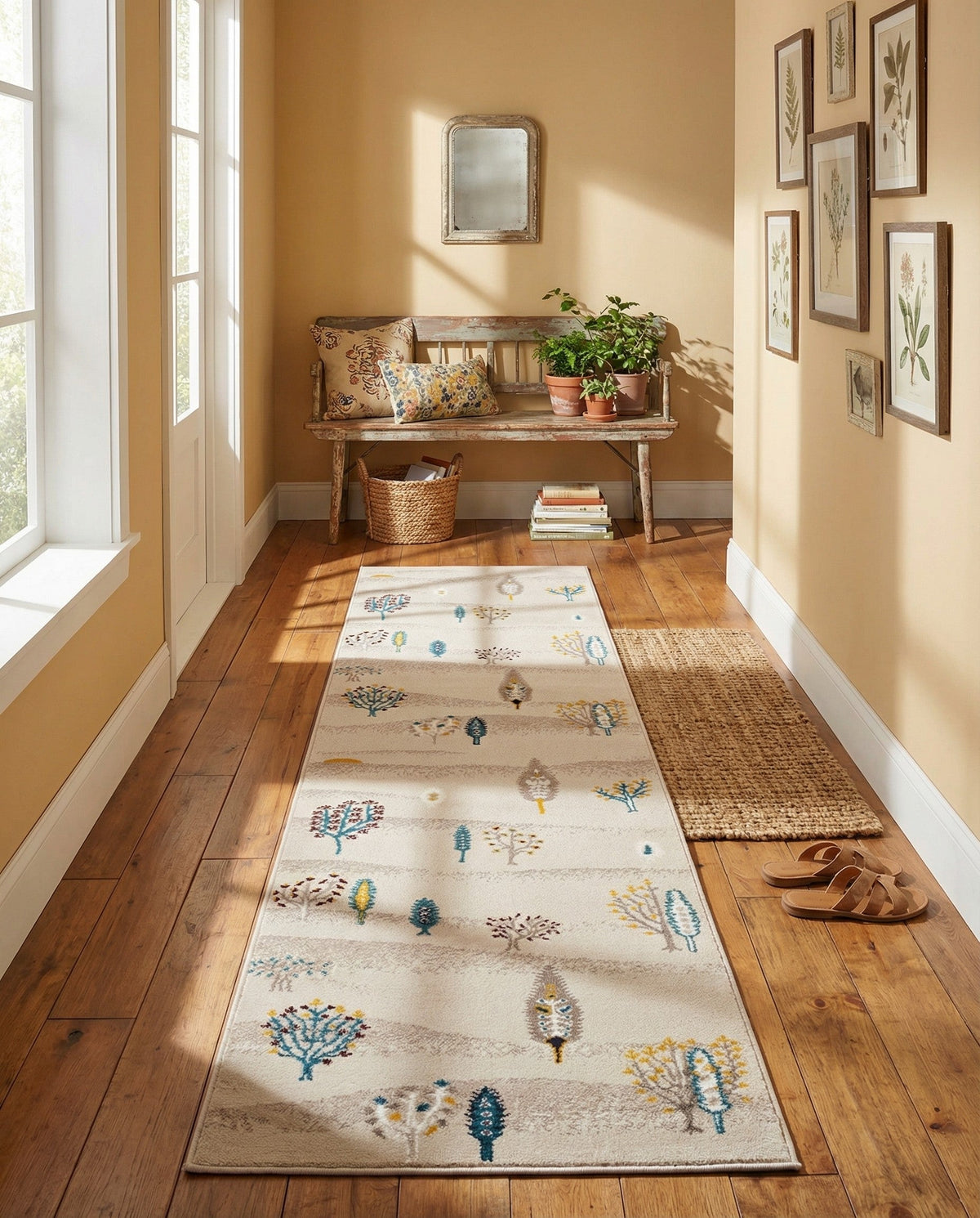 Coastal Haven Collection Area Rug -  Surfside Runner Ivory  lifestyle 102