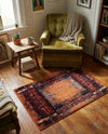 Marrakesh Elegance Collection Area Rug -  Sijilmasa Rectangle Orange  lifestyle 6