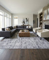Sahara Essence Collection Area Rug - Oasis (Gray) Rectangle Gray  lifestyle 25