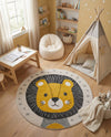 Wonder Tykes Collection Area Rug -  Festive. Round Ivory  lifestyle 8