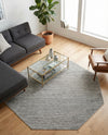 Bloomsbury Elegance Collection Area Rug -  Kensington (Gray) Octagon Gray  lifestyle 72