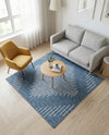 Urban Terrace Collection Area Rug -  Chelsea (Blue) Square Blue  lifestyle 56