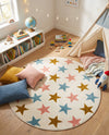 Wonder Tykes Collection Area Rug -  Fantasia Round Multi  lifestyle 42