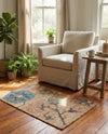 Benares Handwoven Jute Collection Area Rug -  Ramnagar Rectangle Multi  lifestyle 6