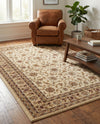 Jaipur Elegance Collection Area Rug -  Nahargarh (Cream) Rectangle Cream  lifestyle 26