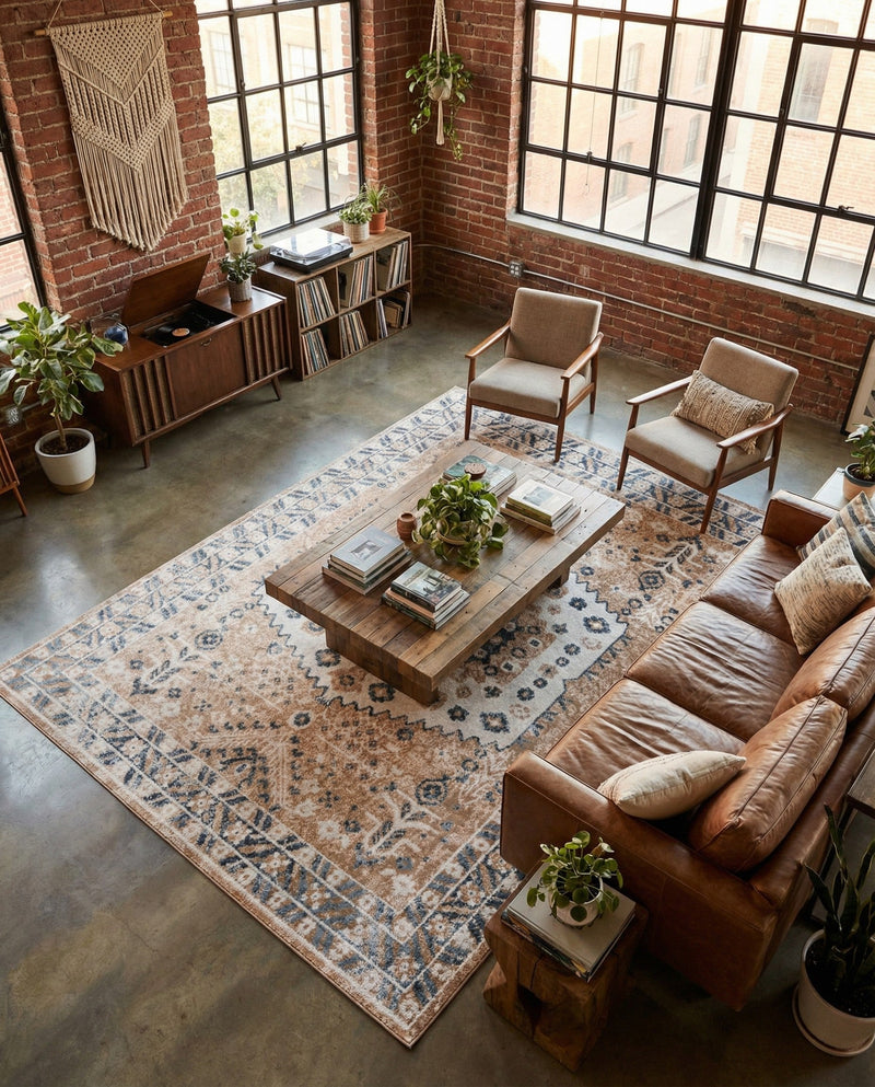Cambridge Classics Collection Area Rug -  Pembroke (Beige) Rectangle Beige  lifestyle 13
