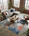 Aegean Elegance Washables Collection Area Rug -  Hydra Rectangle Multi  lifestyle 6
