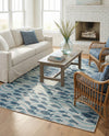 Seaside Haven Rugs Collection Area Rug -  Harbor Rectangle Blue  lifestyle 7